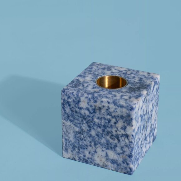Joanna Buchanan Other - New Discontinued Joanna Buchanan Cube Candlestick in Rose&Blue Quartz